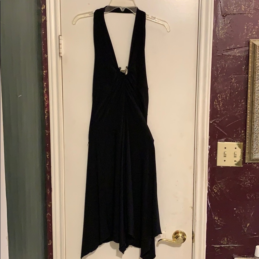 Black halter dress - Picture 1 of 3